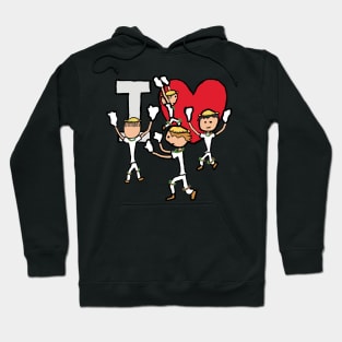 I Love Morris Dancing Hoodie